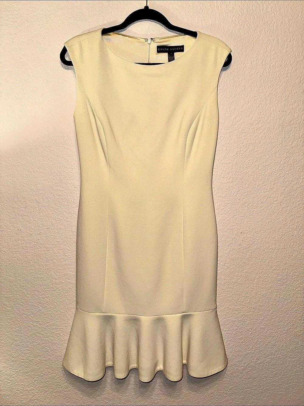 Ralph Lauren Wool Flounce Hem Dress Size 6 Like New